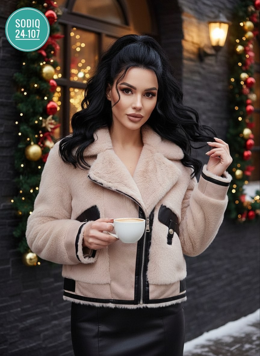 дубленка женская,короткая дубленка,стильная дубленка,модная куртка,меховая куртка