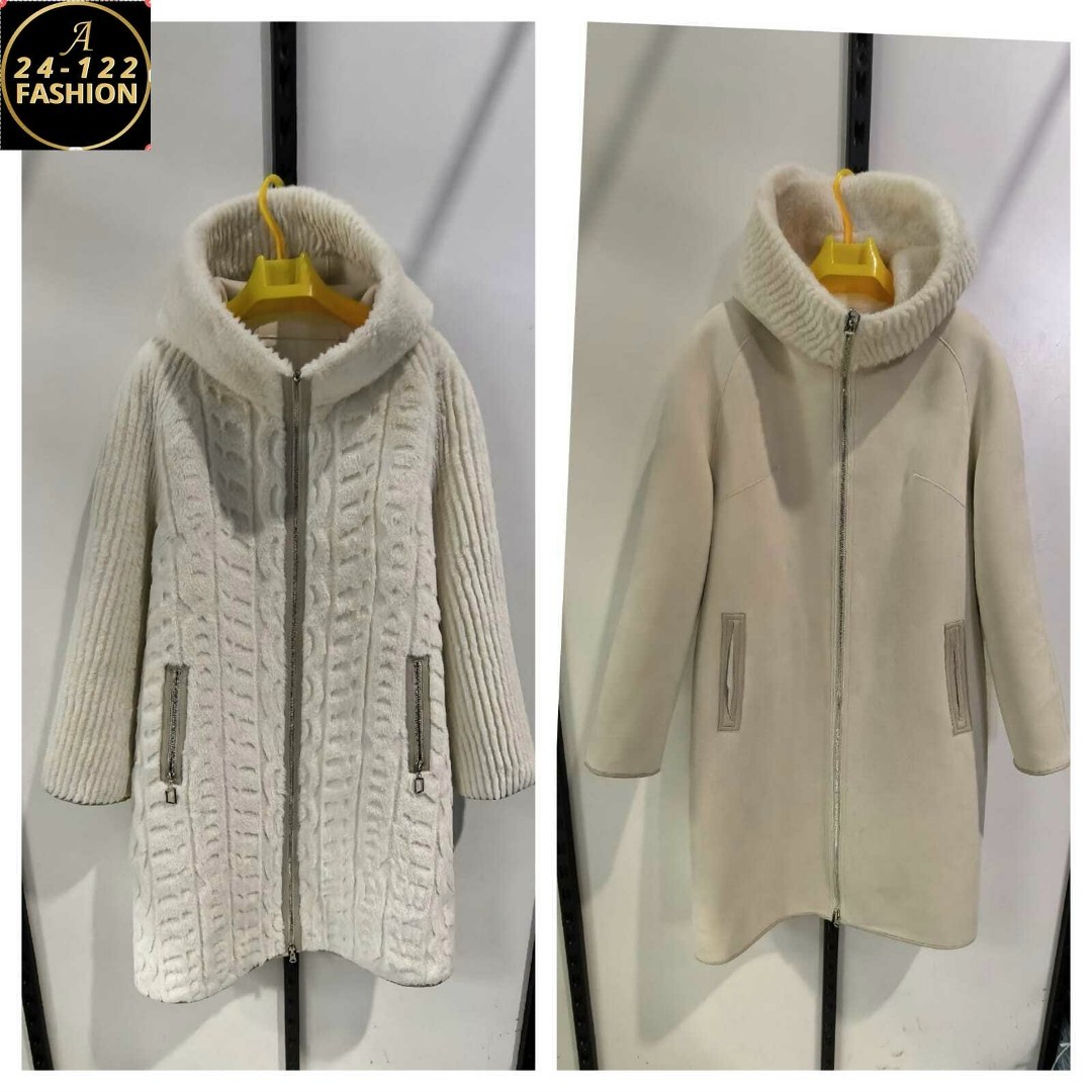 комбинированное пальто,теплое пальто,пальто женские,зимнее пальто,пальто на зиму