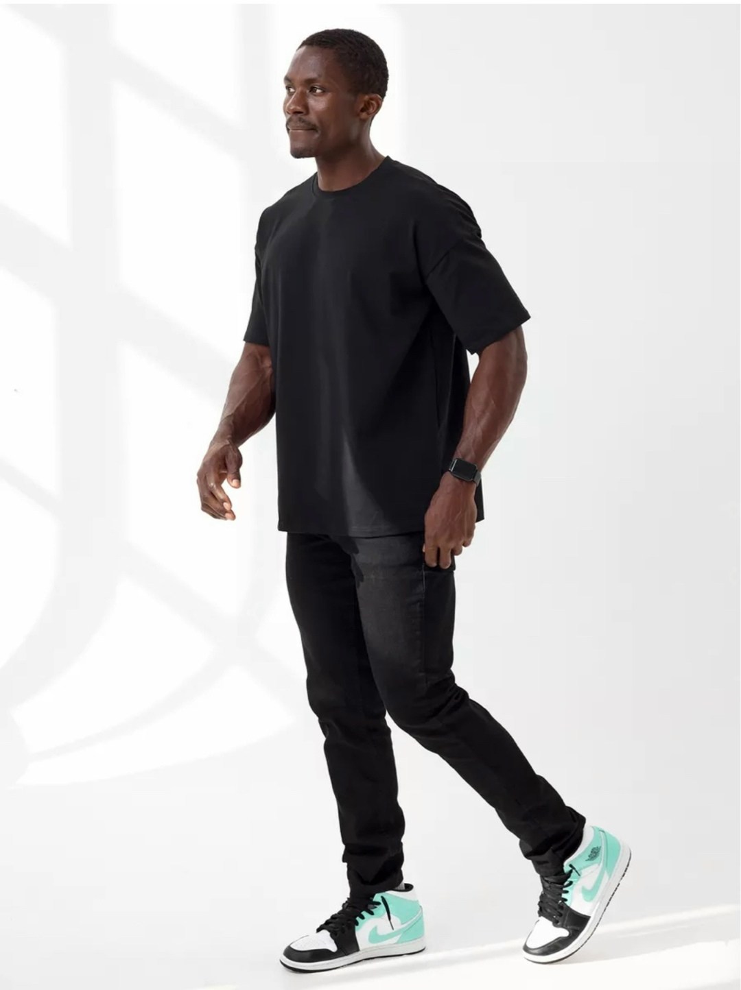 черная мужская футболка,мужская футболка,черная базовая футболка,футболки для мужчин,оверсайз футболка