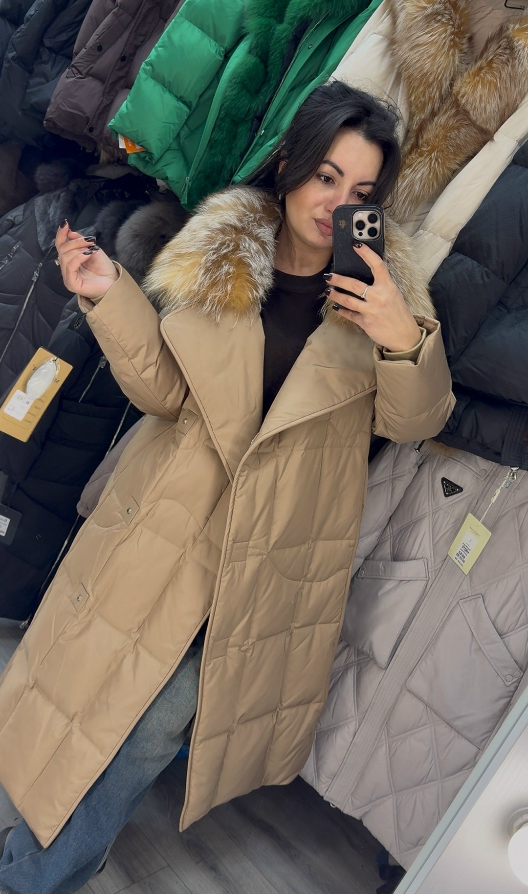 модные пуховики,стильные пуховики,пуховик зимний женский,пуховики с мехом,пуховик