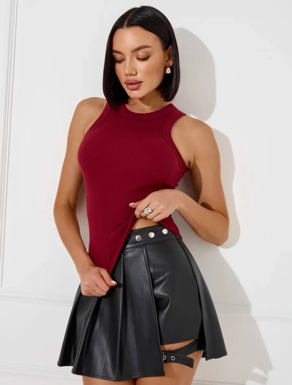 майка женская,топ женский,кроп топ,бордовый