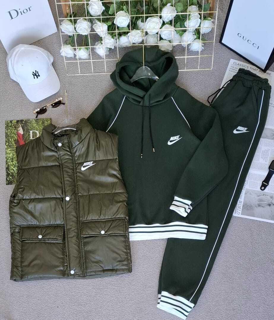 спортивный костюм тройка nike,костюм женский тройка,спортивный костюм nike на флисе,костюм на флисе,спортивные костюмы утепленные