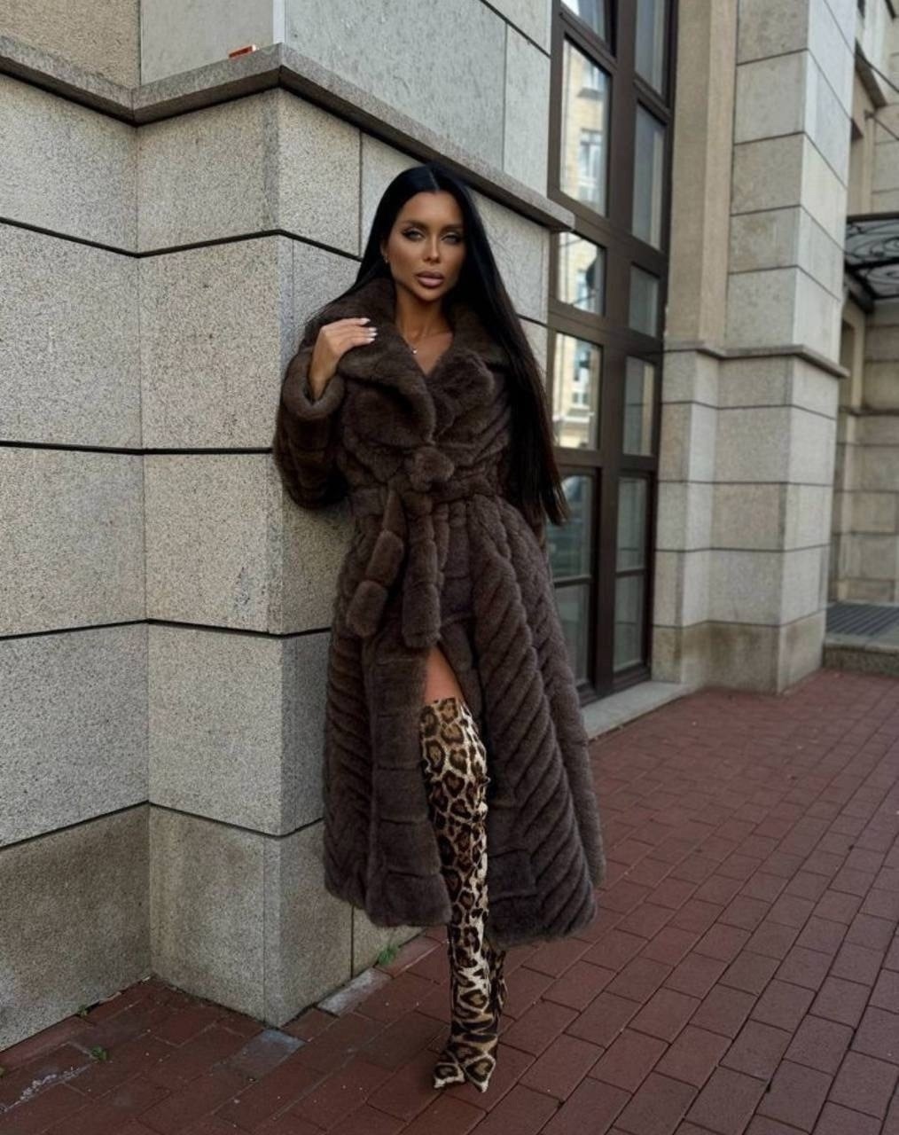 длинная шуба,шуба из экомеха,шуба из эко меха под норку,элегантные шубы,красивые длинные шубы