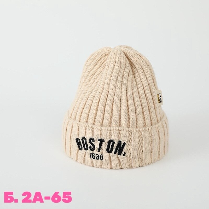 шапка детская boston 1630 бежевая,зимняя шапка doitbest для детей,шапка бини с,детская вязаная шапка,вязаная шапка