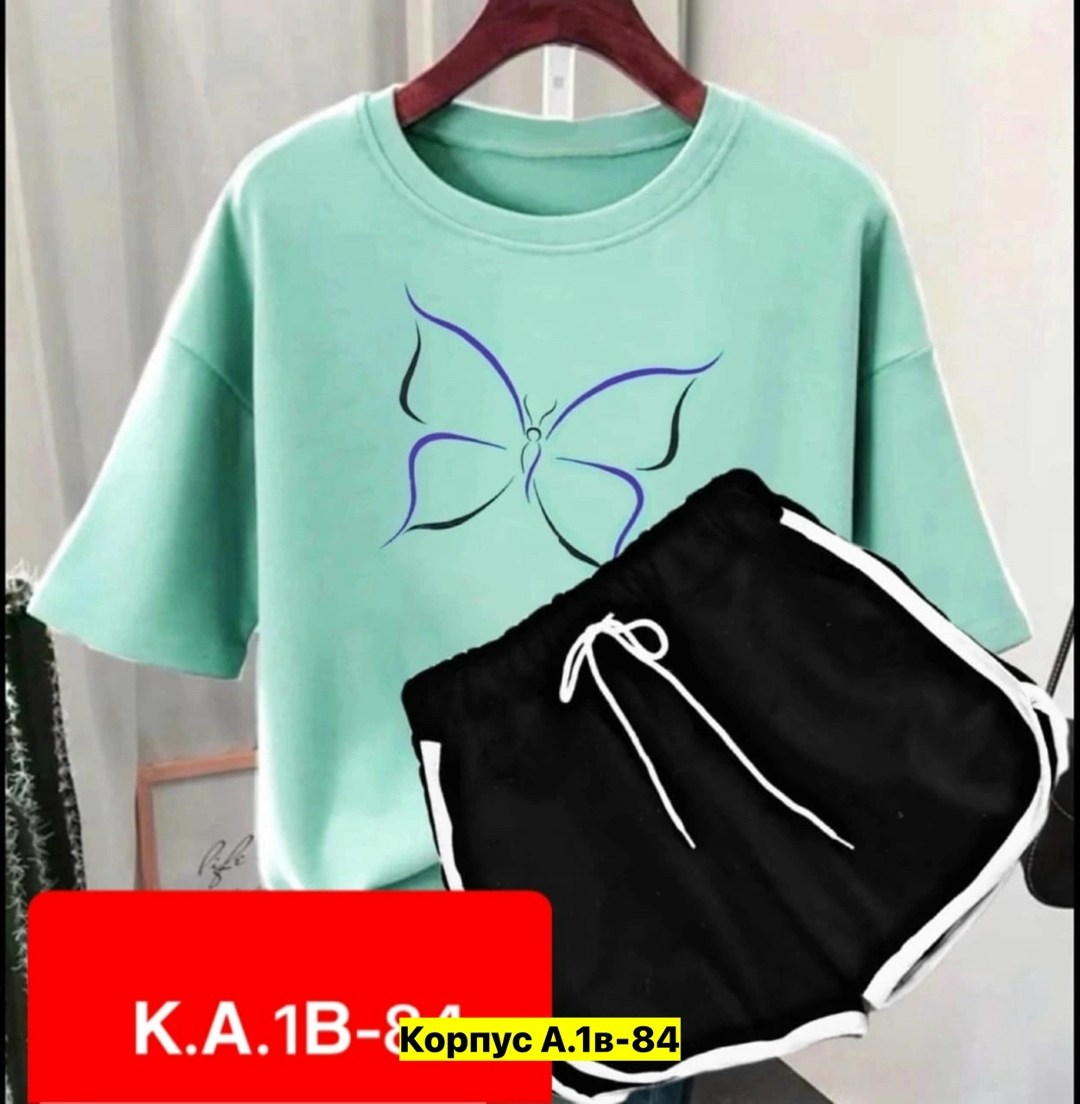 костюмы спортивные женские,футболка и шорты костюм, ,женский костюм с шортами,костюм женский футболка