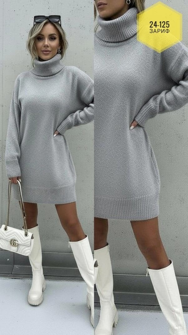 платье вязаное,вязаное платье туника,платье женское вязаное,платье туника теплая,платье свитер