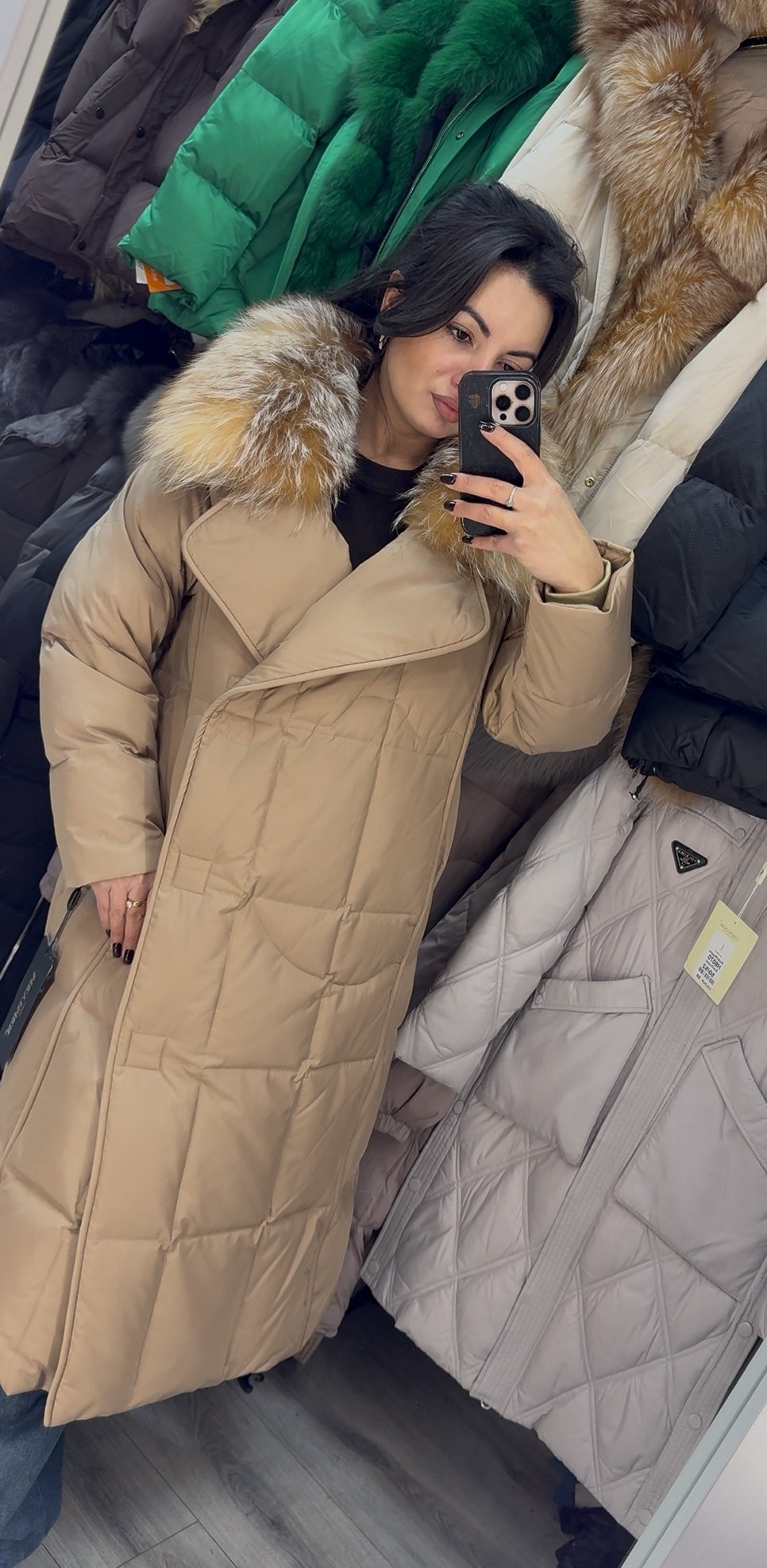 модные пуховики,стильные пуховики,пуховик зимний женский,пуховики с мехом,пуховик