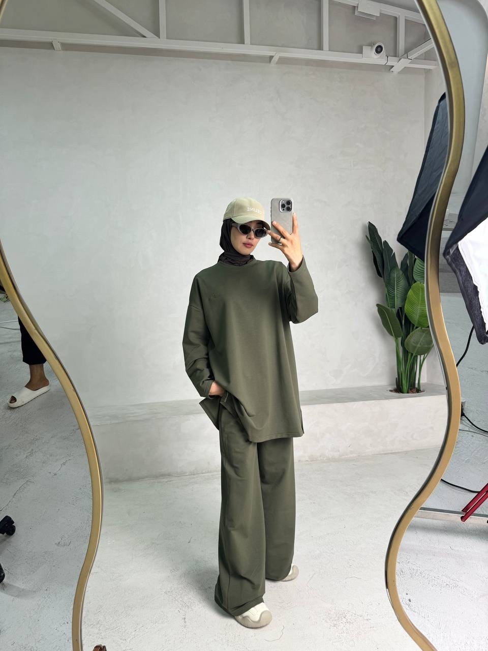 женский костюм из футера,костюм спортивный в стиле оверсайз,мусульманские костюмы,трикотажный костюм оверсайз,женский костюм оверсайз