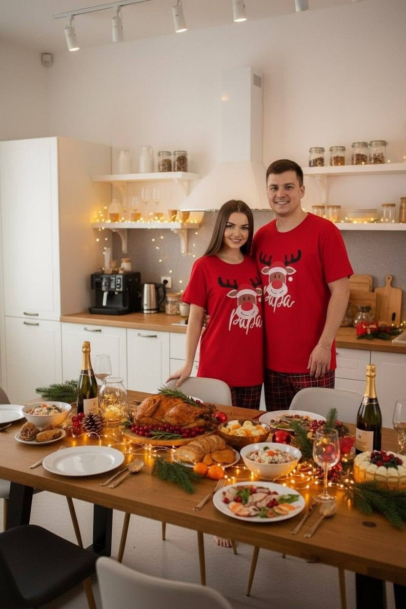пижама мужская новогодняя,пижамы мужские и женские,пижама новогодняя family look,парные пижамы,новогодние пижамы для всей семьи
