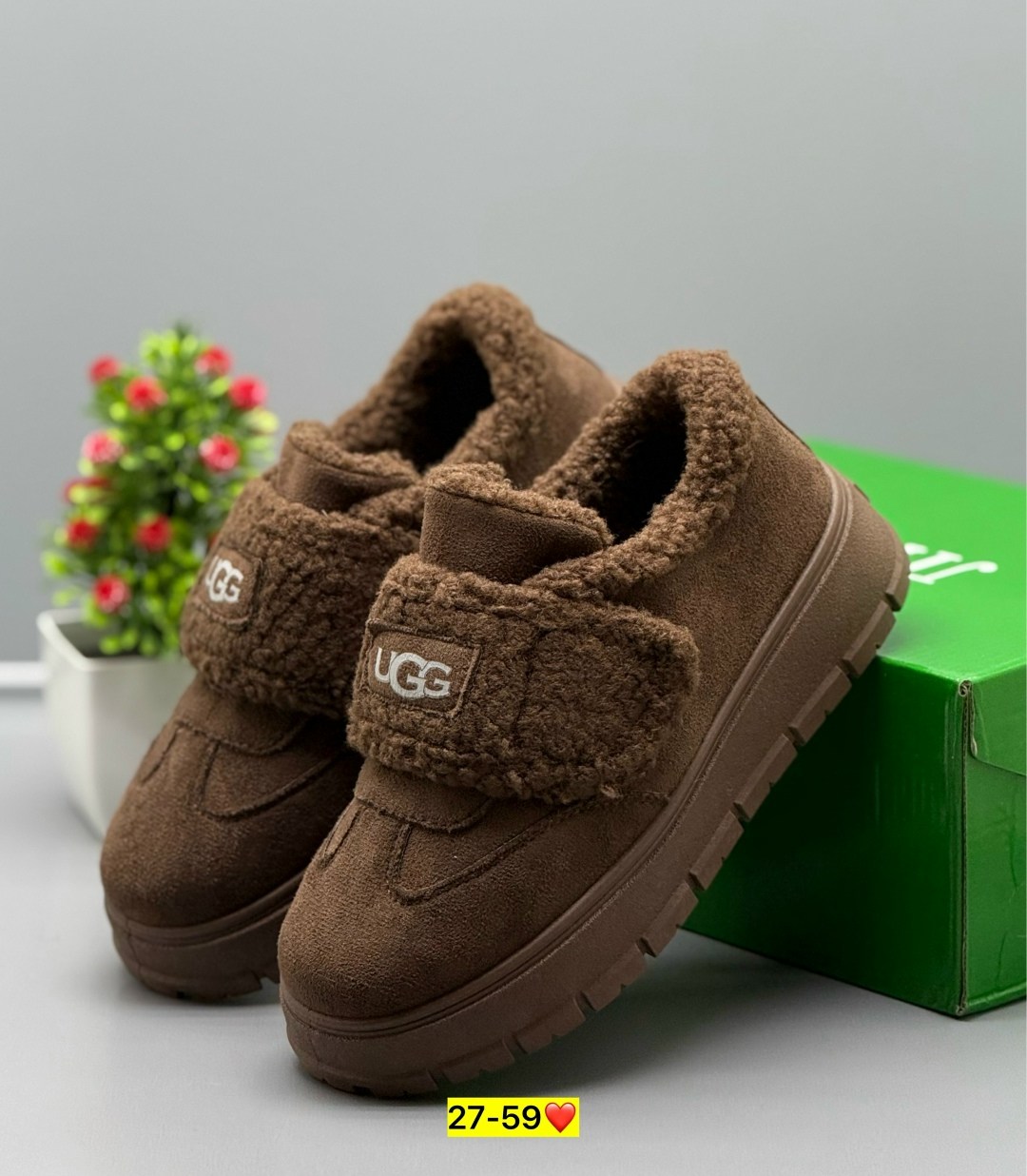 , женская,зимняя ,теплая ,тапки угги