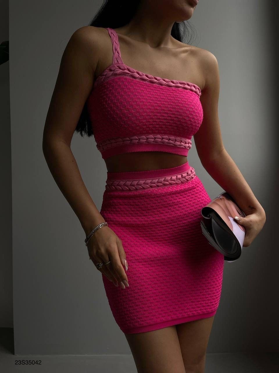 вязаная юбка,костюм юбка и топ,топ и юбка,облегающее платье,мини платье