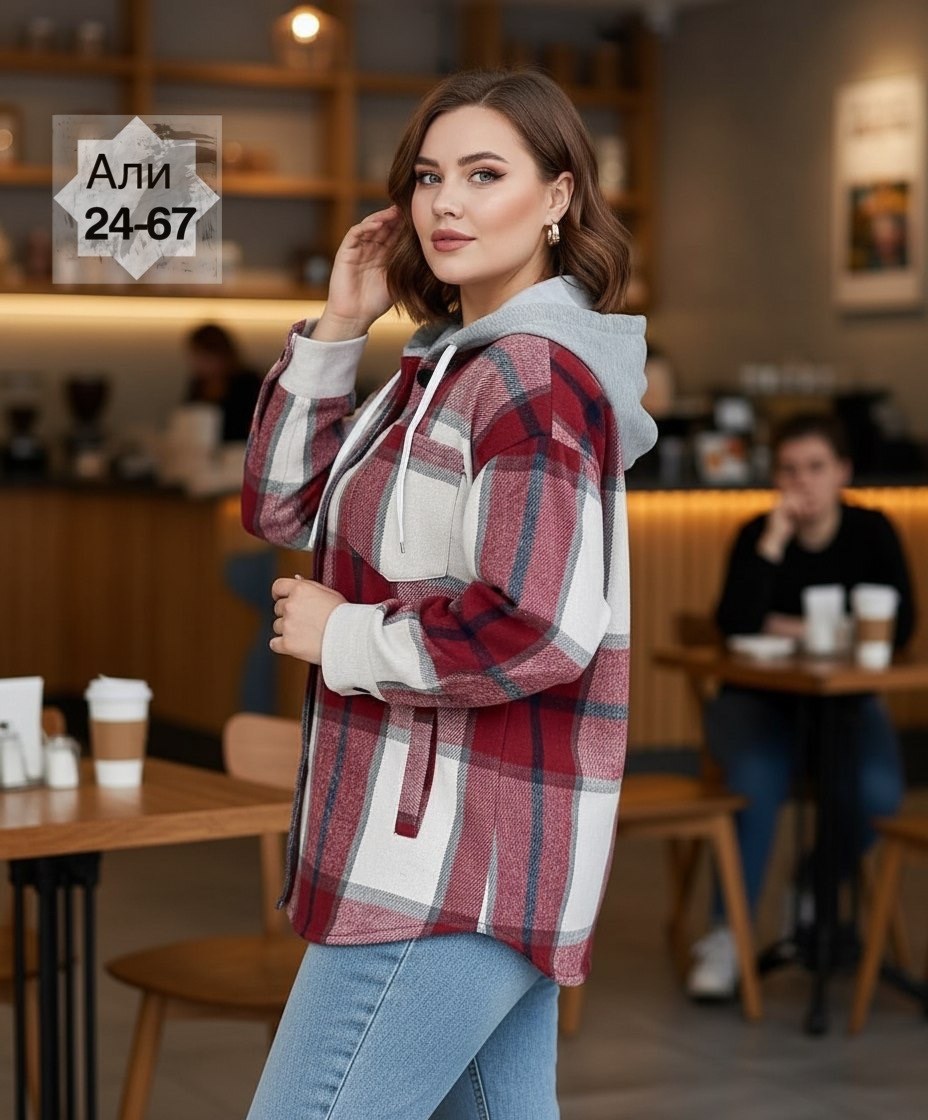 рубашка оверсайз в клетку с капюшоном,теплая рубашка оверсайз в клетку с капюшоном,рубашка с капюшоном,рубашка оверсайз теплая в клетку,рубашка оверсайз теплая в клетку удлиненная