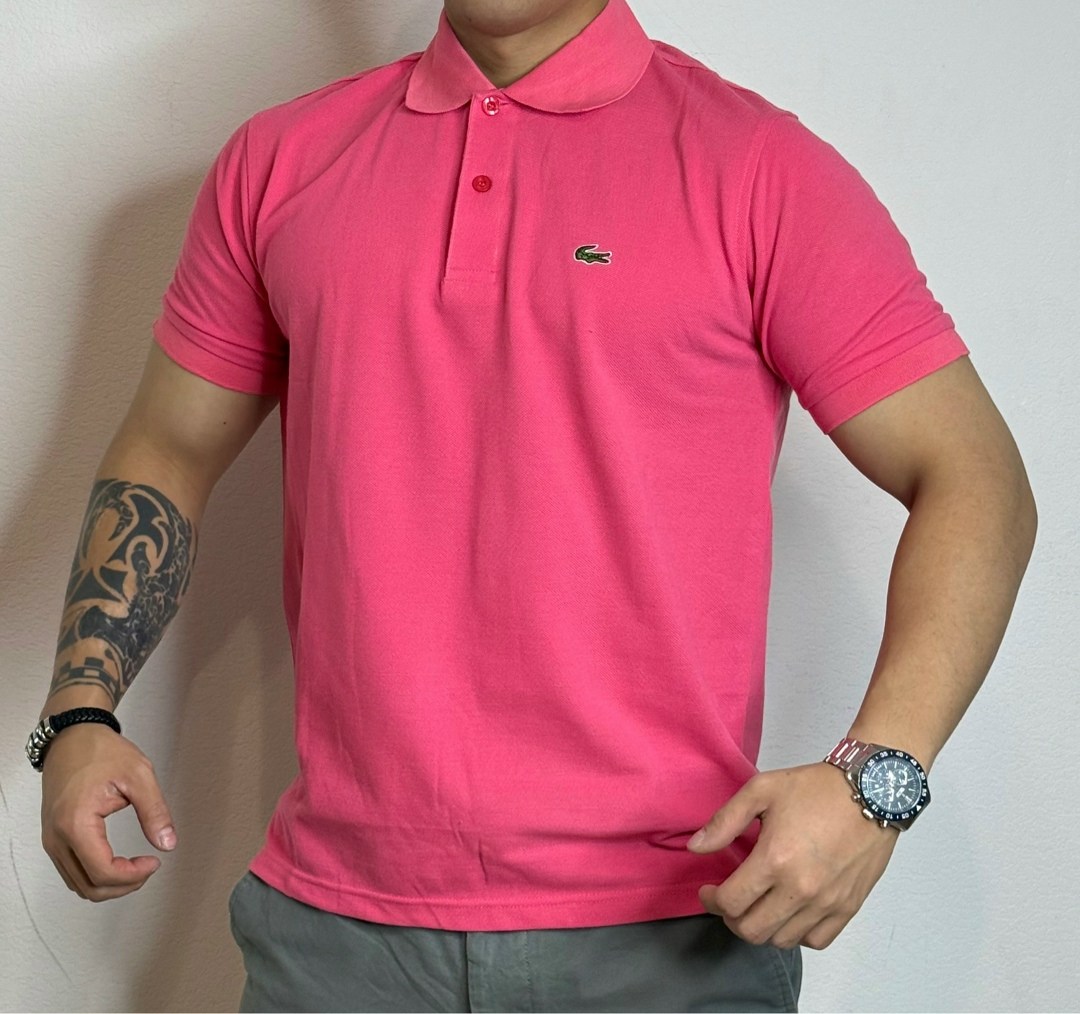 лакоста поло мужское,поло lacoste,polo lacoste,лакоста одежда,розовое поло лакост мужские