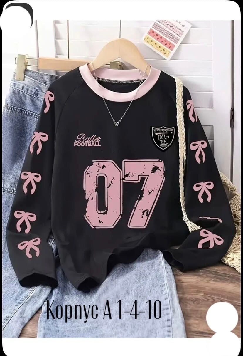 свитшот женская,женская кофта,толстовка с бантами,детский свитшот,женский свободный свитшот