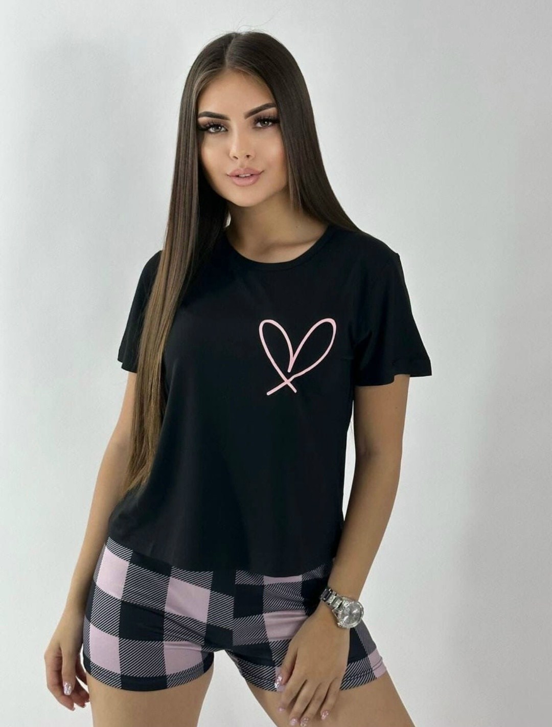 пижама для женщин,женская пижама с шортами,пижама женская,пижама с шортами,пижама повседневная