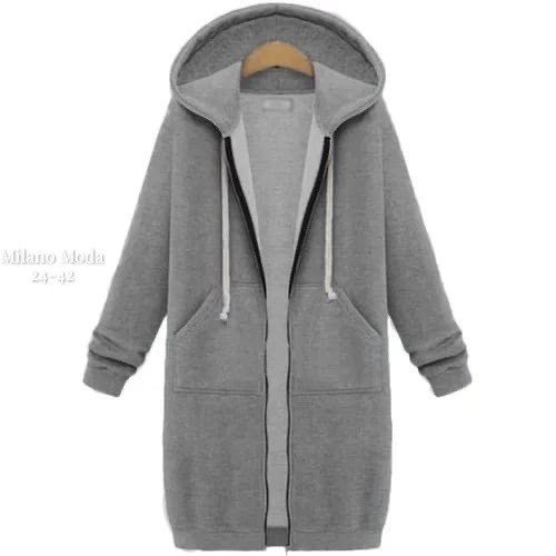 длинная толстовка с капюшоном,длинная толстовка,пальто с капюшоном серое sella,женское пальто с капюшоном,пальто с капюшоном