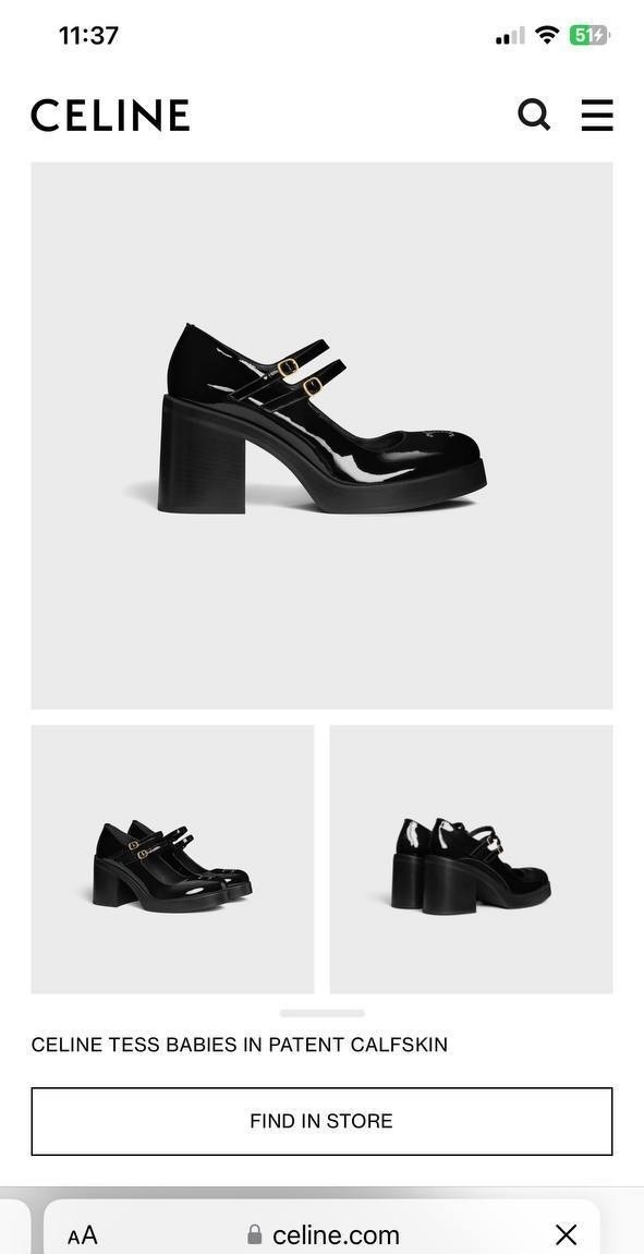 туфли celine,,туфли мэри джейн на массивной подошве,туфли лакированные,туфли женские