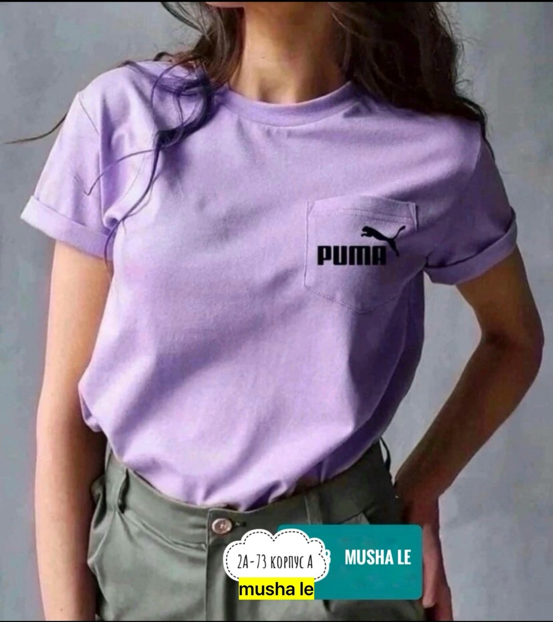 футболка женская,футболка женская модная,футболке,футболка puma,футболка женская puma