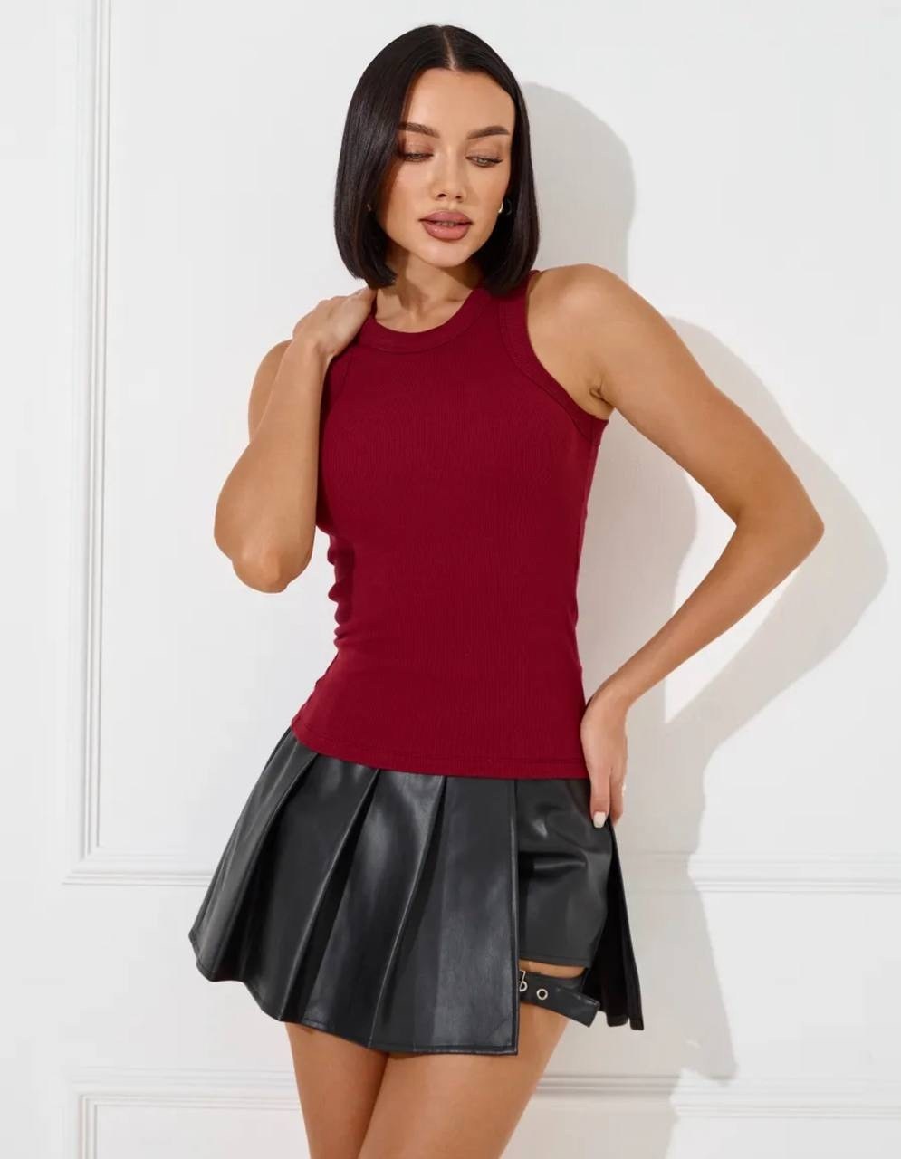 майка женская,топ женский,кроп топ,бордовый