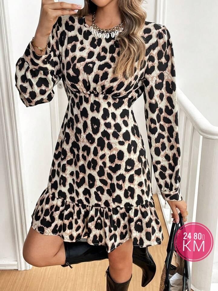 платье с леопардовым принтом,леопардовое платье,платье идеальное,короткое платье,женская платье