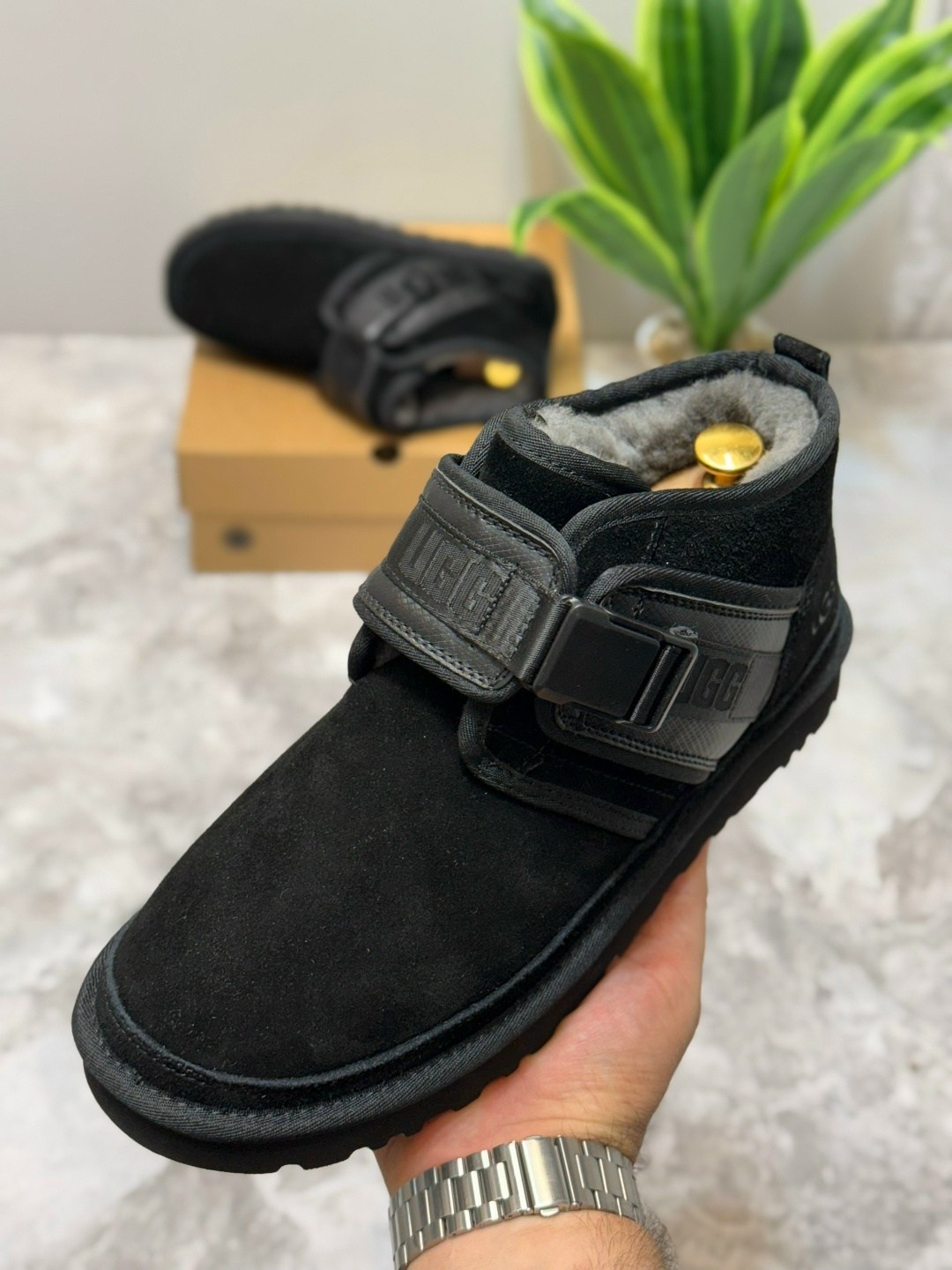 угги мужские,мужской ботинок ugg,мужские угги ugg,,ugg neumel snapback black