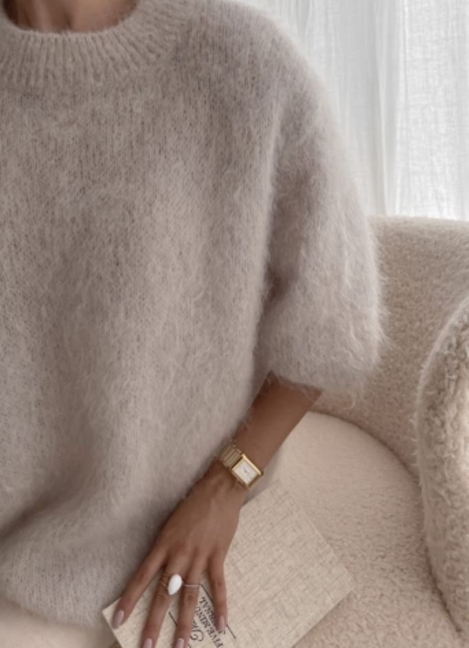 мохеровый свитер лене холме самсе,свитер из мохера,джемпер из мохера,кофта из мохера,свитера вязаные