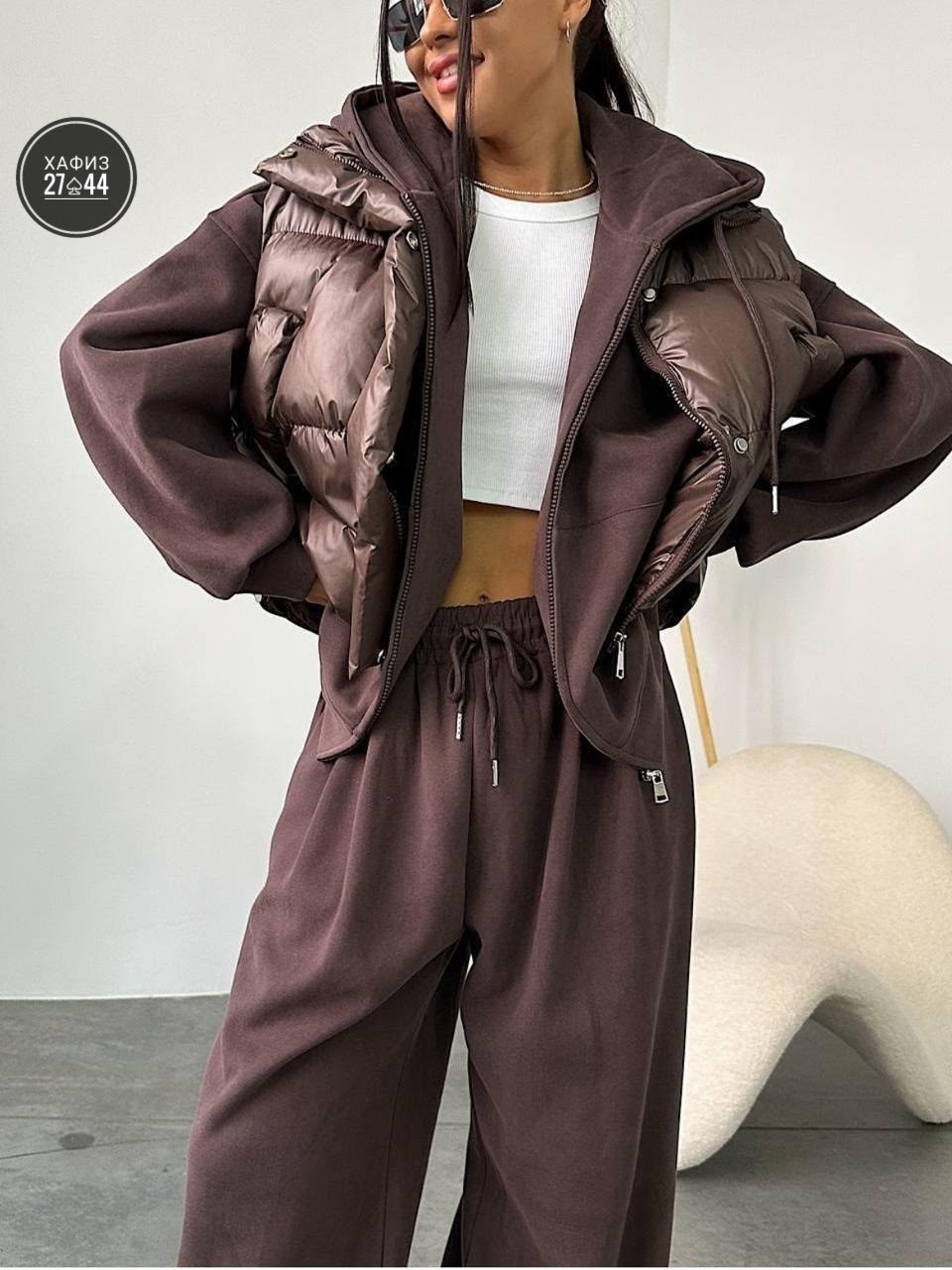 cпортивный костюм женский теплый,стильные костюмы,костюм на флисе,костюм тройка,костюм тройка женский