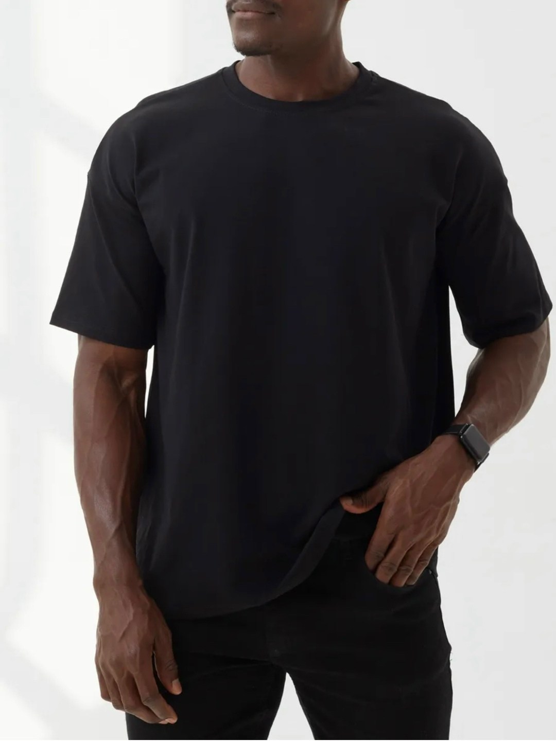 черная мужская футболка,мужская футболка,черная базовая футболка,футболки для мужчин,оверсайз футболка