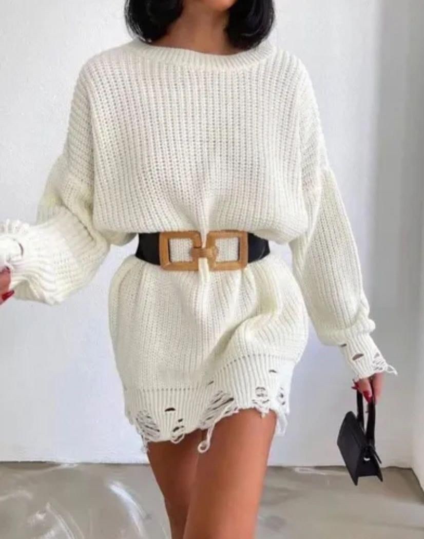 туника рваная вязаная,свитера туники,платье свитер оверсайз,женский вязаный свитер оверсайз,вязаное платье свитер