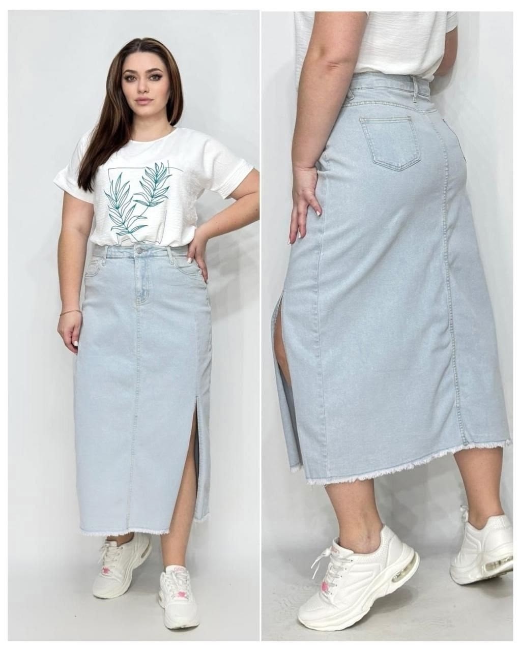юбка джинсовая с разрезом миди,юбка джинс,юбка джинсовая,джинсовая юбка макси с разрезом спереди,джинсовая юбка миди с разрезом большие размеры