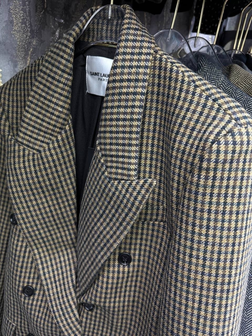 жакет,шерстяной жакет saint laurent,двубортный жакет,жакет saint laurent,женские жакеты