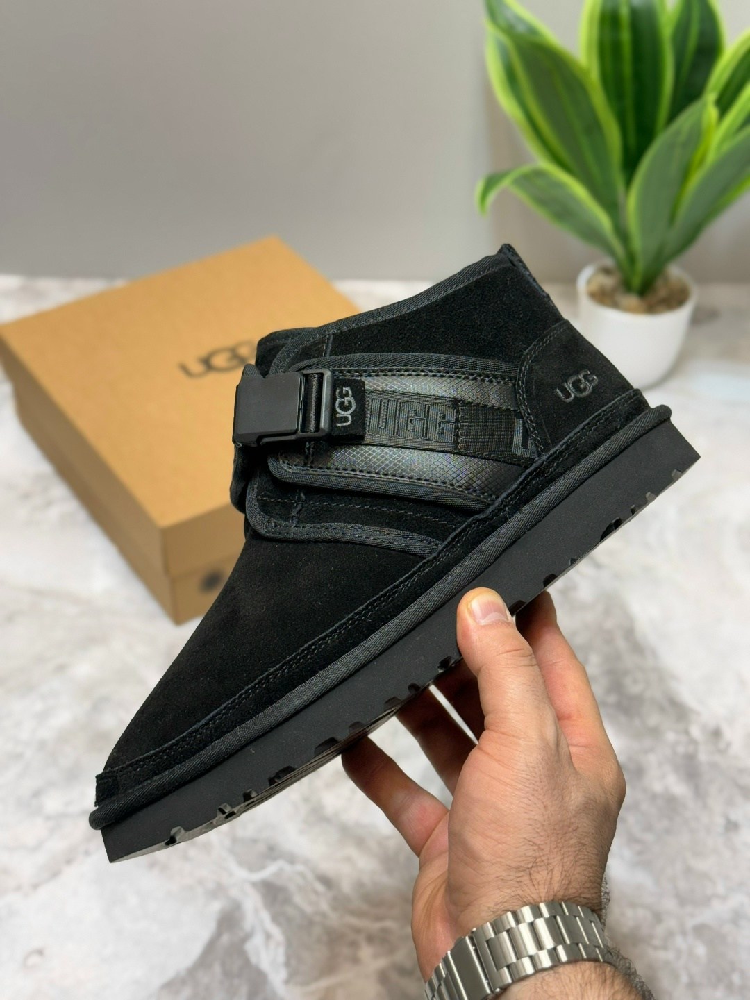 угги мужские,мужской ботинок ugg,мужские угги ugg,,ugg neumel snapback black