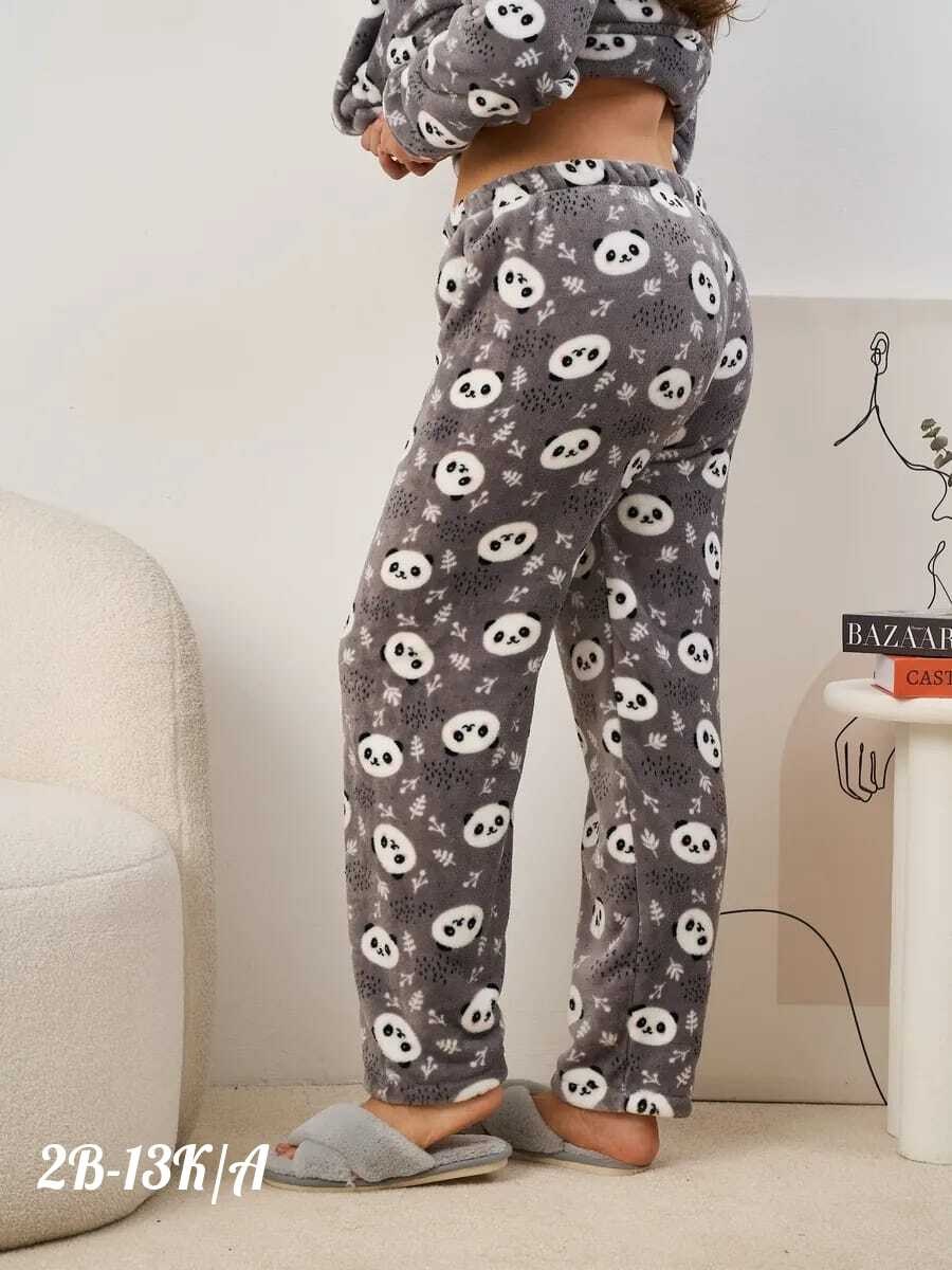 пижама со штанами теплая домашняя,теплая пижама,женская пижама,пижама женская теплая,комплект пижама