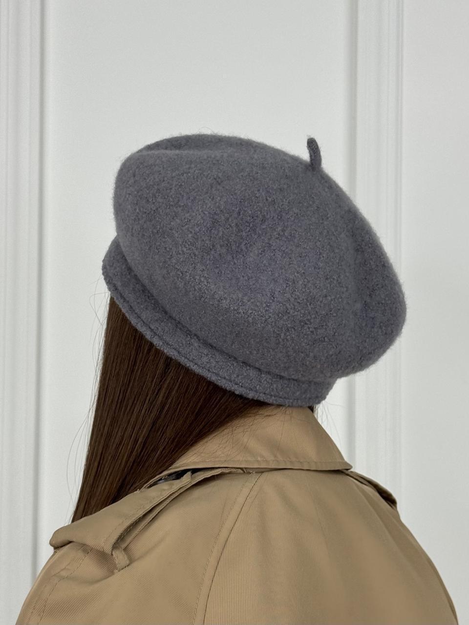 берет,берет классический,женский берет,берет серый,модные береты