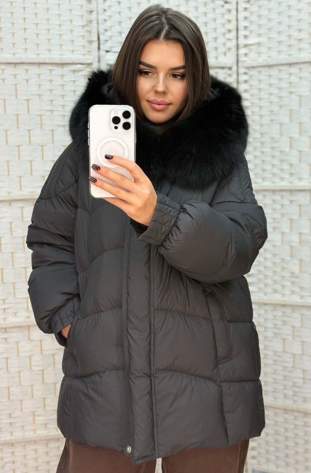 пуховики с мехом,vivilona пуховики,пуховик,женские пуховики,зимняя куртка пуховик