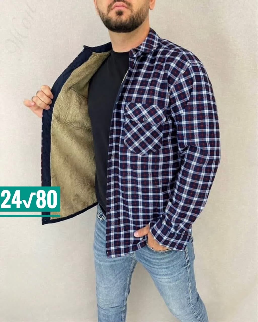 рубашка теплая на флисе,мужская клетчатая рубашка,рубашка с мехом,рубашки мужские модные,теплая рубашка