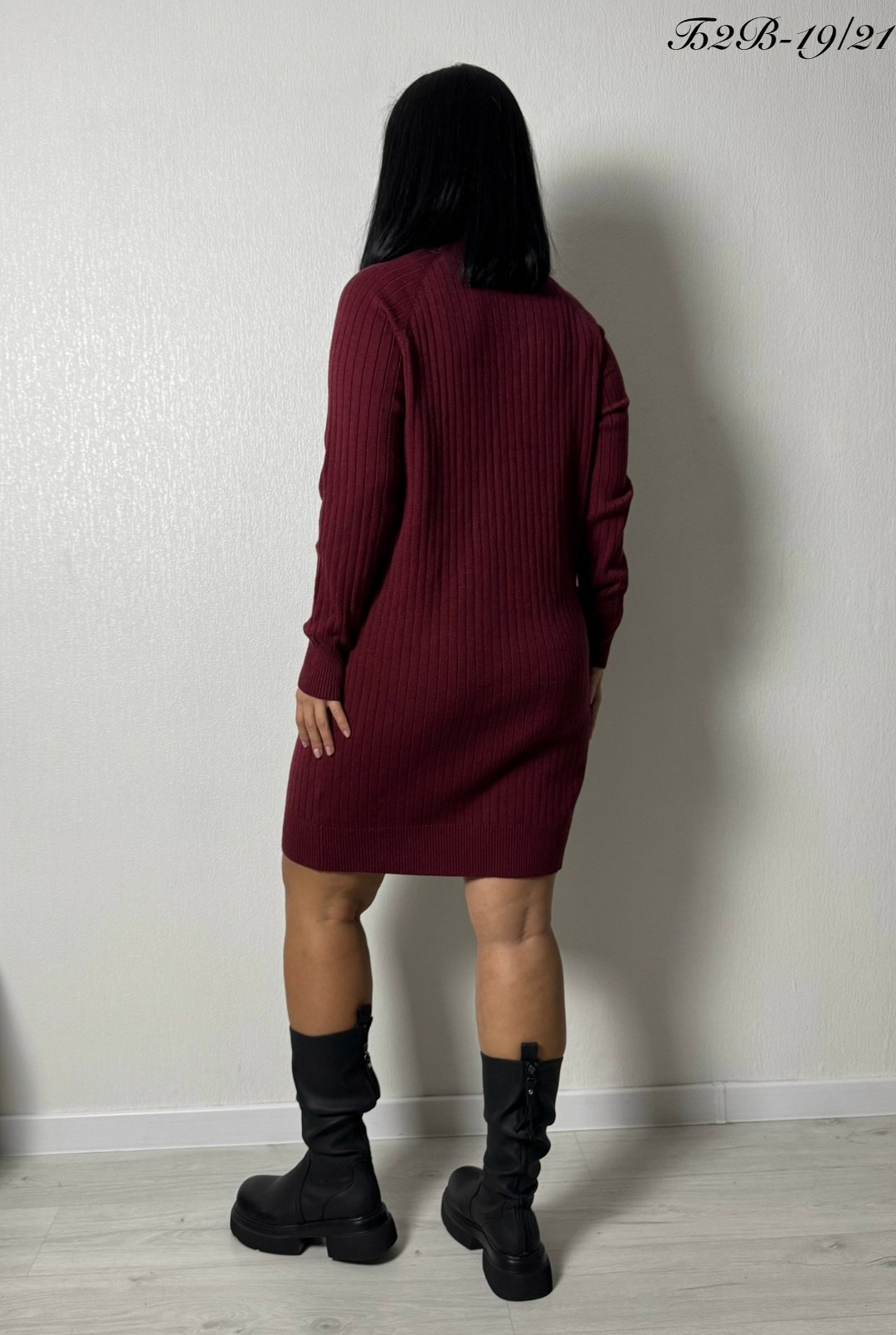 вязаное платье,вязаное платье теплое,платье вязаное теплое миди,теплое вязаное платье с горлом,бордовое вязаное платье
