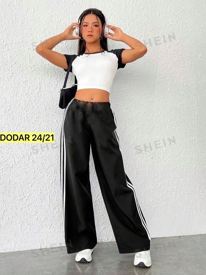 широкие брюки,брюки с полоской,повседневные брюки,брюки спортивные,модные брюки