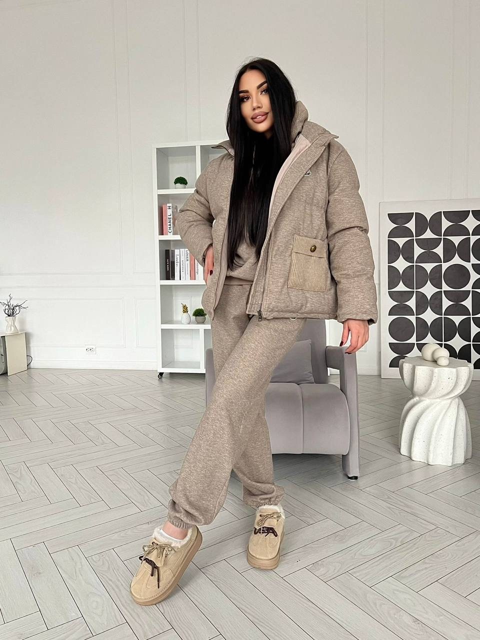 стильные костюмы,костюм женский тройка,костюм теплый на флисе,стильные куртки,костюм тройка с курткой
