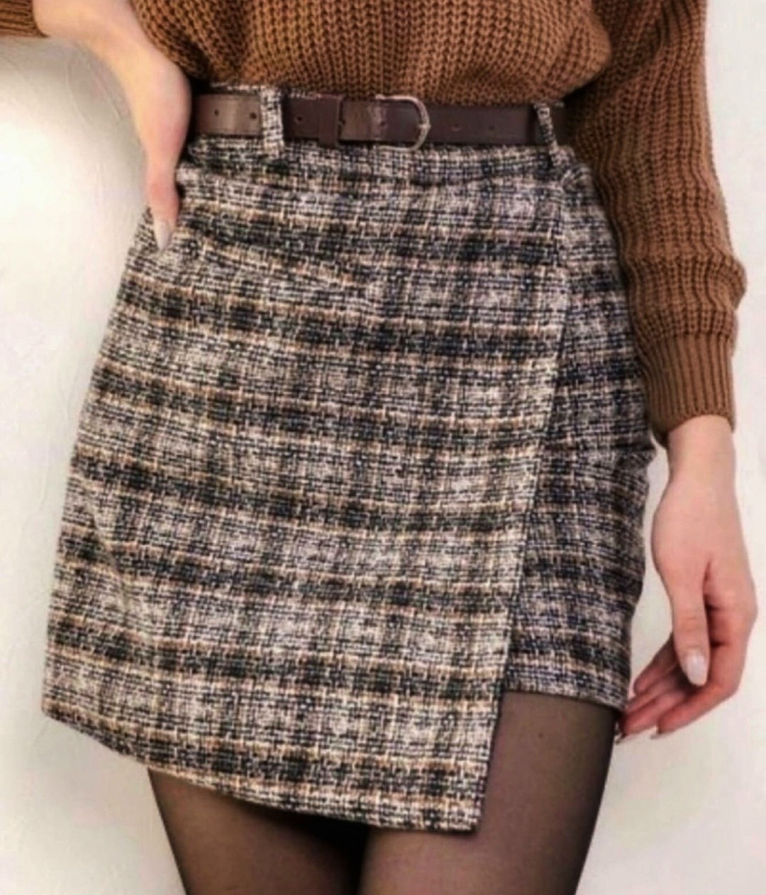 юбка в клетку,женская клетчатая юбка,юбка женская,клетчатая юбка,твидовая юбка в клетку