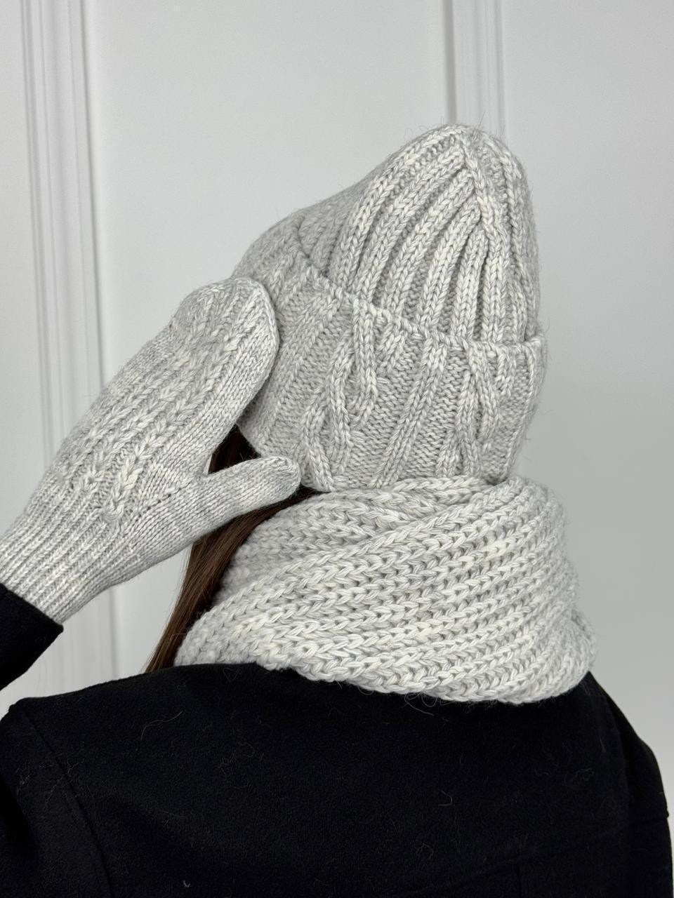 комплект шапка снуд,комплект шапок,комплект шапка снуд варежки,женский комплект шапка,комплект шапка шарф и варежки