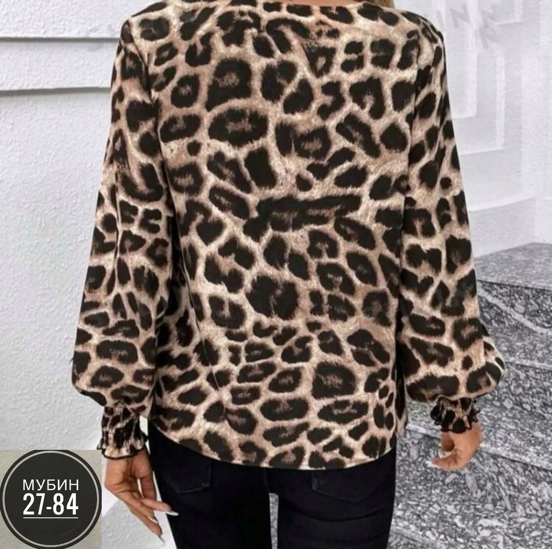 женская блузка с леопардовым принтом,леопардовая блузка,блузка для женщин,блузка модная,блузка женская