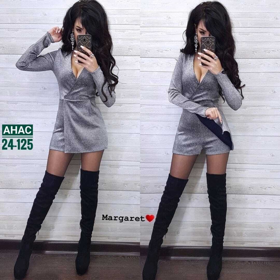 женские комбинезоны, комбинезон,модное платье,платье люрекс,платье костюм