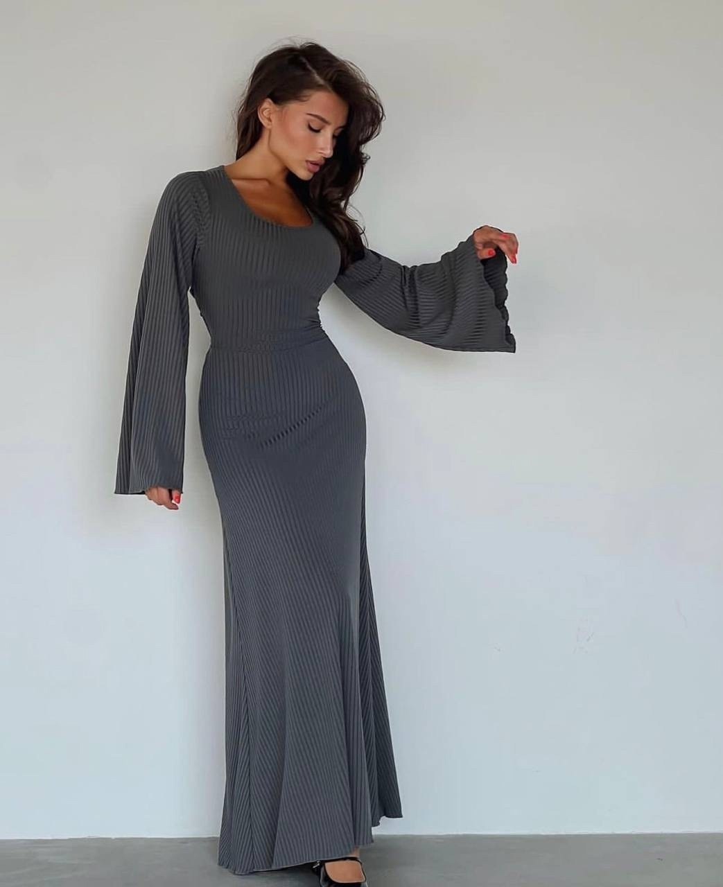 платье с длинными рукавами,черное платье с длинными рукавами,платье длинное лапша,платье жeнское длинное,элегантное платье