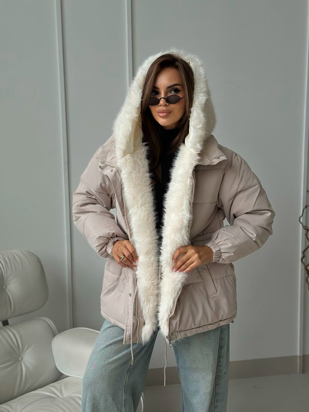 куртка с меховым капюшоном,куртка зимняя женская,куртка зимняя женская теплая,куртка зимняя,модная куртка