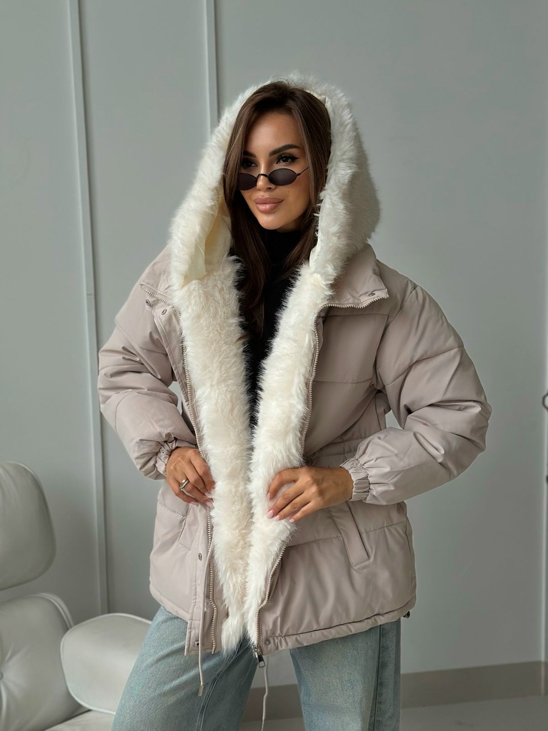 куртка с меховым капюшоном,куртка зимняя женская,куртка зимняя женская теплая,куртка зимняя,модная куртка