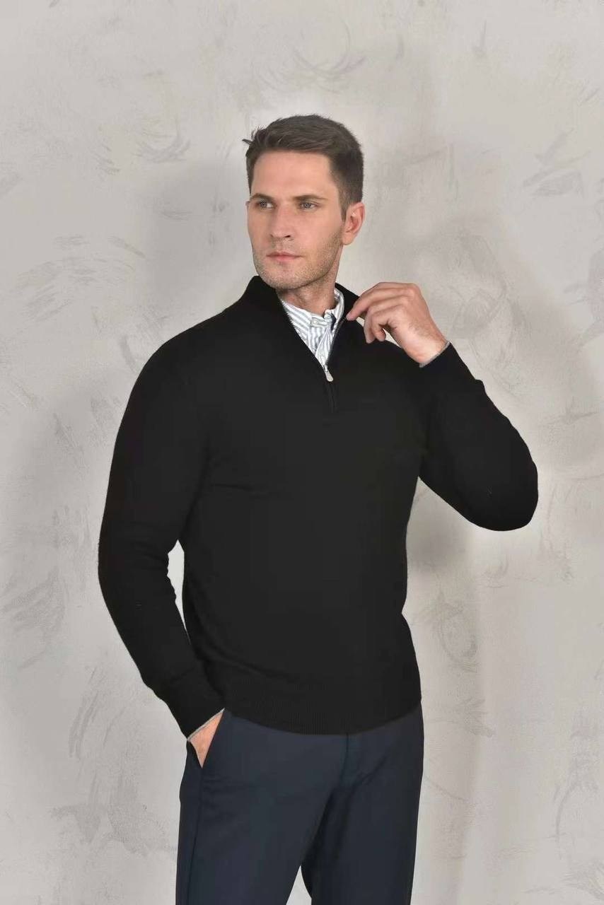 glenfield джемпер мужской с воротником на молнии,свитер мужской на молнии,свитер с воротником на молнии,свитер с воротником,кашемировый джемпер с воротником на молнии