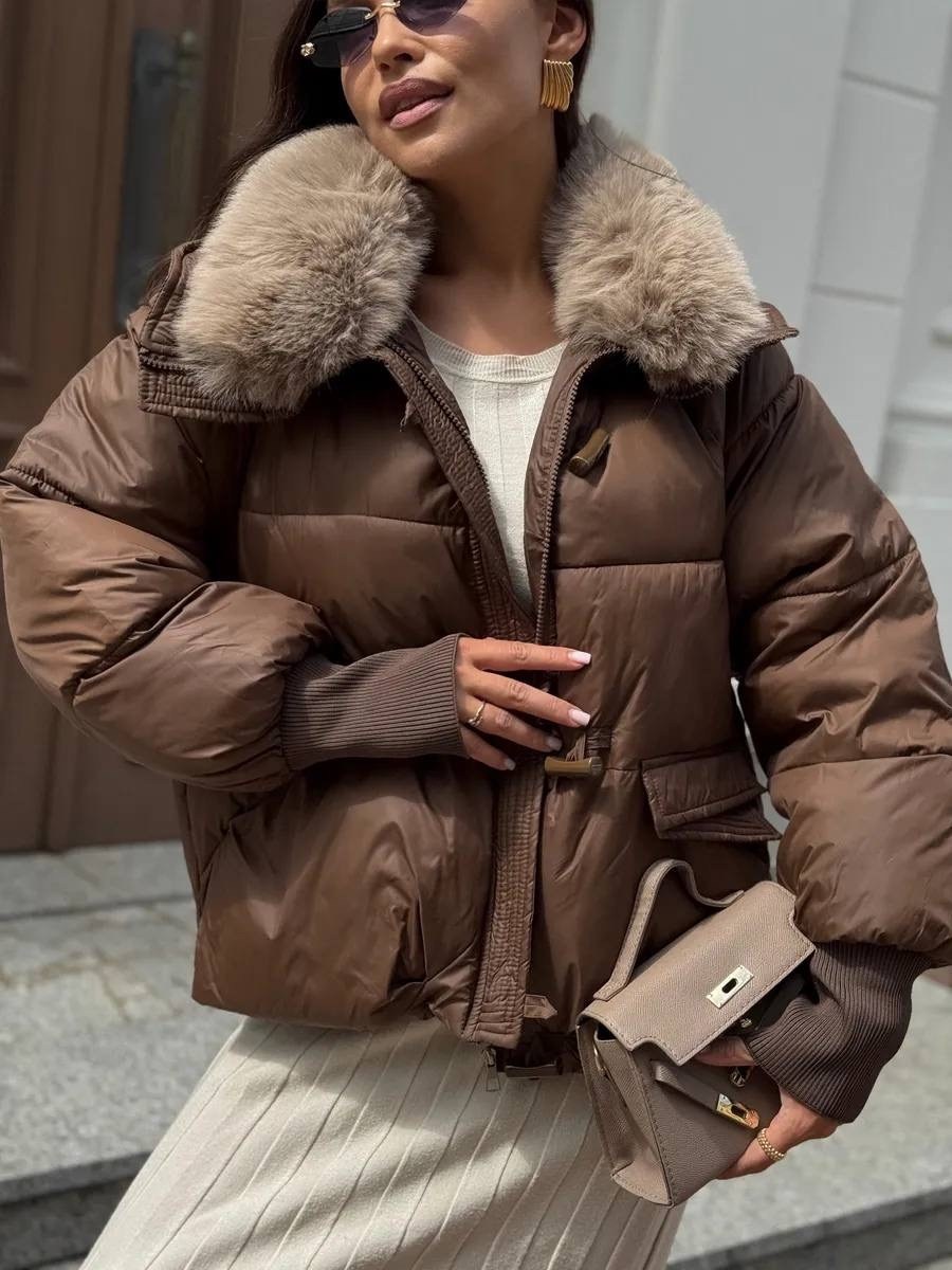 стильные пуховики,модные пуховики,короткий пуховик,пуховик повседневный,куртка пуховик с натуральным мехом