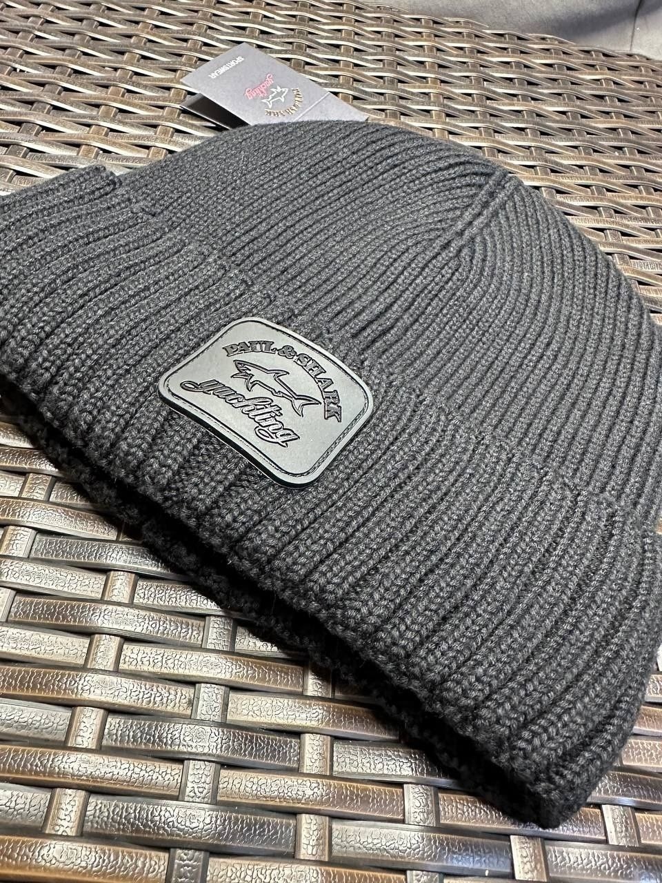 шапка мужская,шапка paul shark,шапка для мужчин,шапка мужская paul shark,шапка паул шарк серая