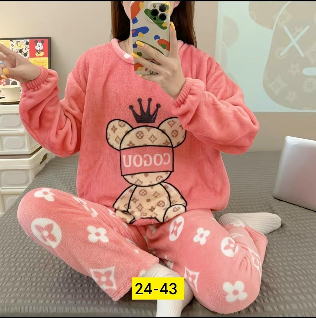 теплая пижама,пижама теплая женская,пижамы для женщин,милая пижама,пижама комплект